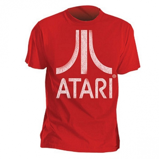 ATARI T-SHIRT ROT VINTAGE