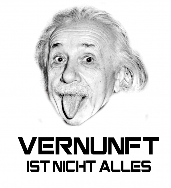 EINSTEIN T-SHIRT Vernunft ist nicht alles