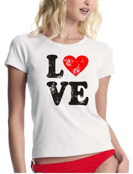 LOVE T-SHIRT VALENTINSTAG T-SHIRT