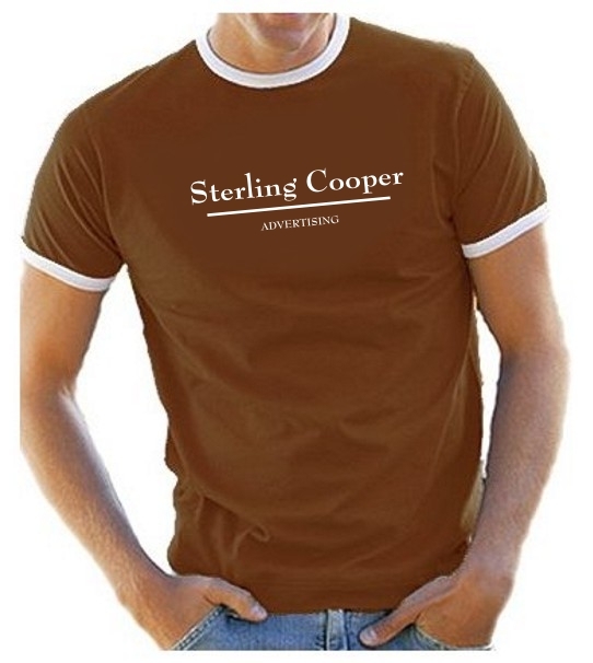 MAD MEN ADVERTISING T-SHIRT RINGER