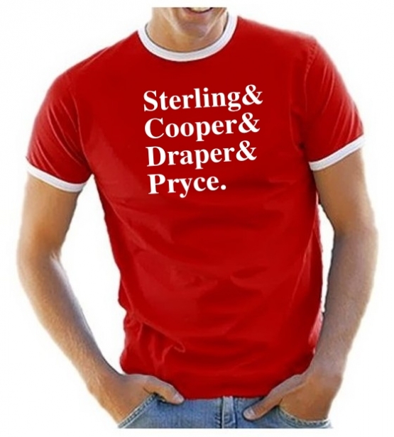 Sterling Cooper Draper Pryce RINGER TSHIRT