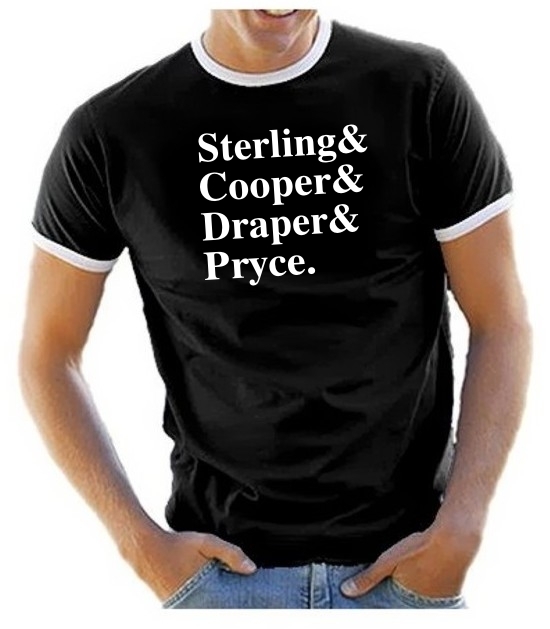 Sterling Cooper Draper Pryce RINGER TSHIRT