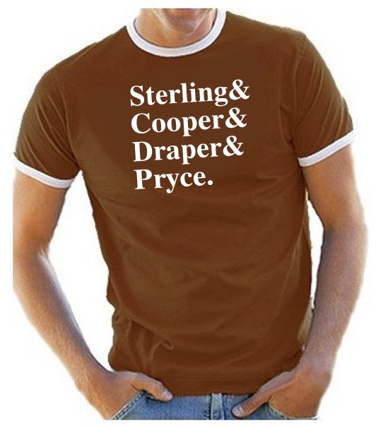 Sterling Cooper Draper Pryce RINGER TSHIRT