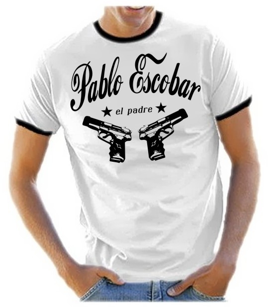 PABLO ESCOBAR EL PADRE RINGER T-SHIRT