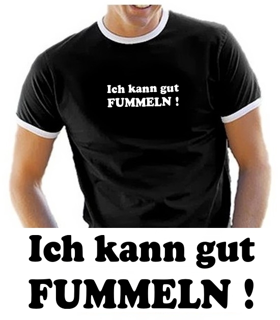 Ich kann gut fummeln - Fußball T-shirt