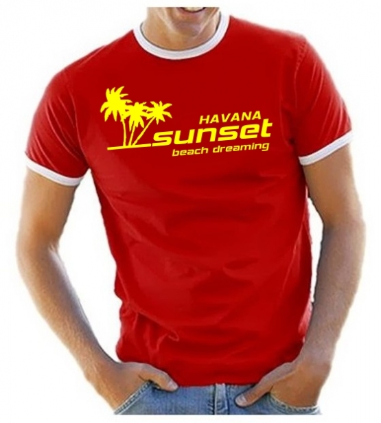 Havana BEACH DREAMING RINGER SHIRT