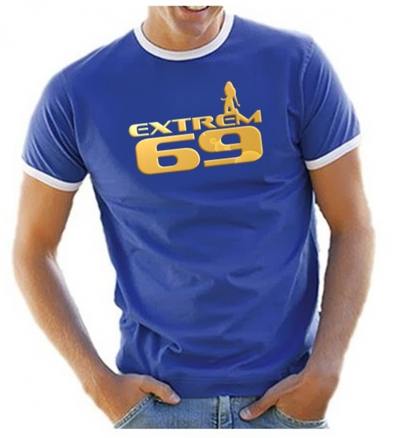 extreme 69 T-SHIRT RINGER DRUCK IN GOLD !!