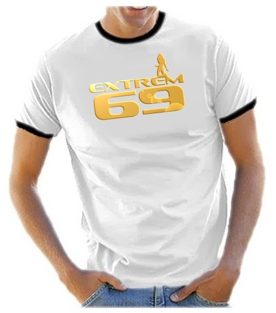 extreme 69 T-SHIRT RINGER DRUCK IN GOLD !!