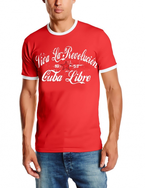 VIVA LA REVOLUTION RINGER T-SHIRT