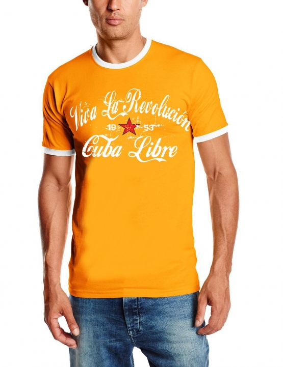 VIVA LA REVOLUTION RINGER T-SHIRT