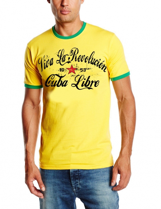 VIVA LA REVOLUTION RINGER T-SHIRT