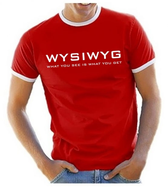 WYSIWYG T-SHIRT RINGER