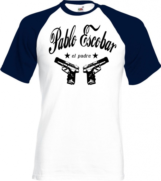 PABLO ESCOBAR el padre t-shirt baseball