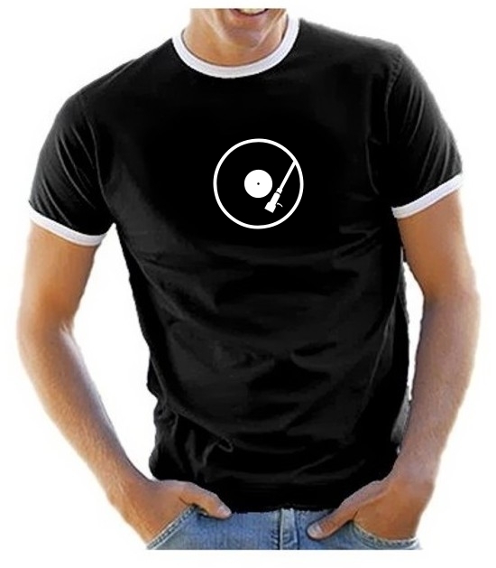 PLATTENSPIELER - TURNTABLE - RINGER SHIRT