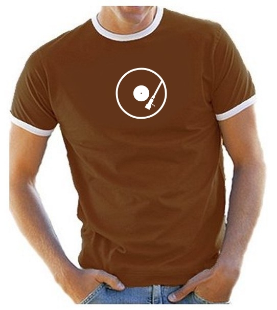 PLATTENSPIELER - TURNTABLE - RINGER SHIRT