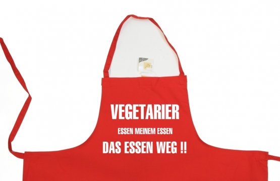 Grillschürze - Vegetarier essen meinem Essen das Essen weg