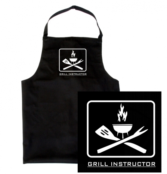 GRILLSCHÜRZE - GRILL INSTRUCTOR - grillen BBQ GRILLSPORT