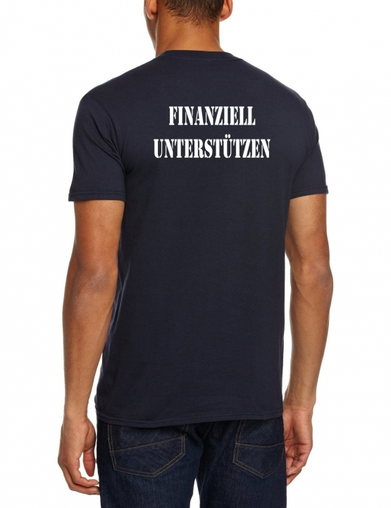 Ihr könnt mich alle mal - finanziell unterstützen T-SHIRT vo+hi