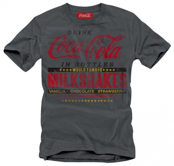 COCA COLA Milkshake Hellgrau S M L XL