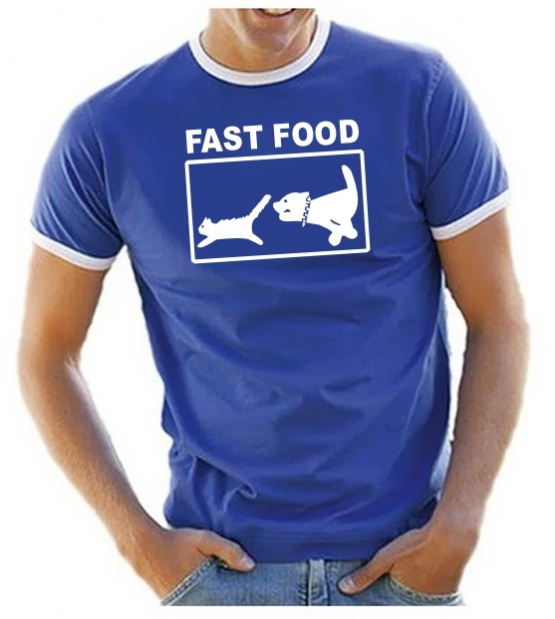 FAST FOOD RINGER T-SHIRT