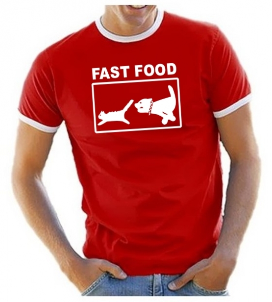 FAST FOOD RINGER T-SHIRT