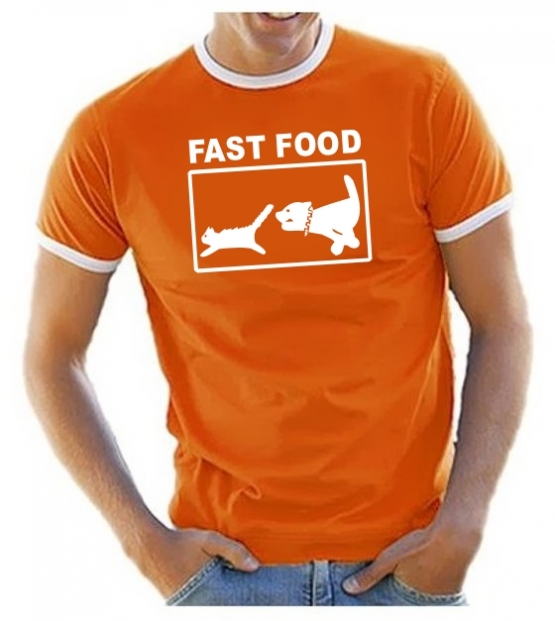 FAST FOOD RINGER T-SHIRT