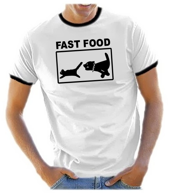 FAST FOOD RINGER T-SHIRT