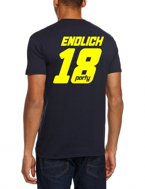 endlich 18  T-SHIRT S M L XL XXL XXXL