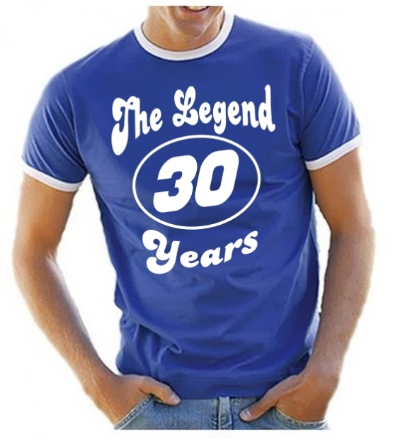 THE LEGEND 20 30 40 50 60 JAHRE oder Deine ZAHL T-SHIRT