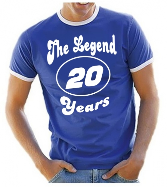 THE LEGEND 20 30 40 50 60 JAHRE oder Deine ZAHL T-SHIRT