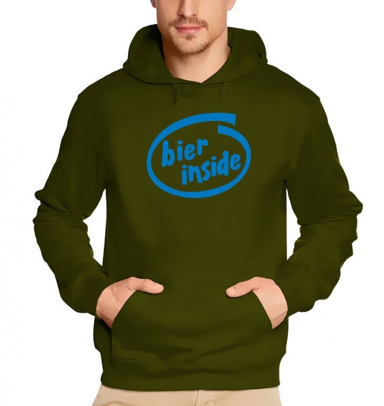 BIER INSIDE KAPUZEN SWEATSHIRT