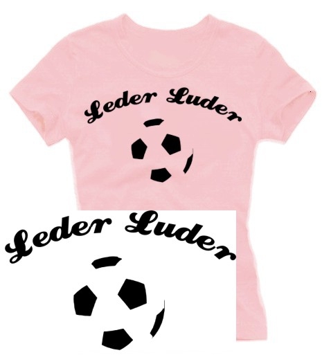 Leder Luder Damen t-shirt