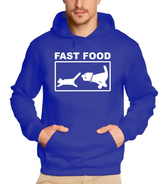 Fast Food - Sweatshirt mit Kapuze HOODIE