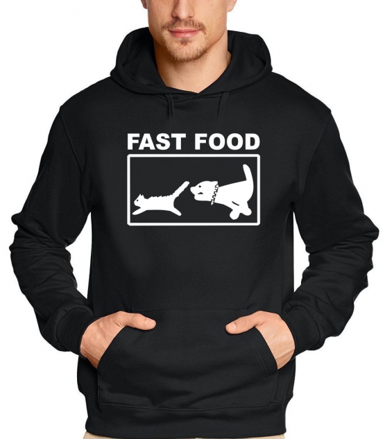 Fast Food - Sweatshirt mit Kapuze HOODIE