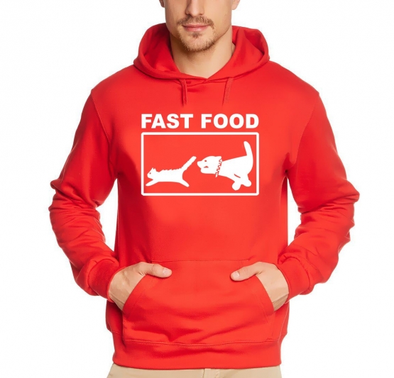 Fast Food - Sweatshirt mit Kapuze HOODIE