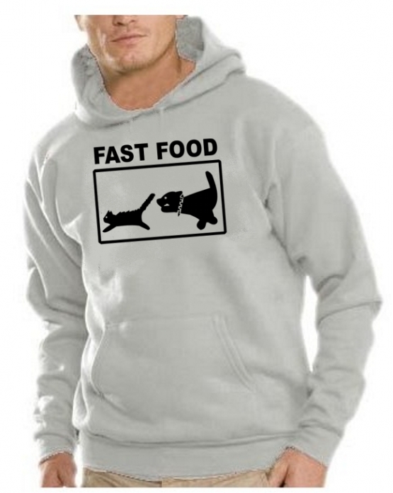 Fast Food - Sweatshirt mit Kapuze HOODIE