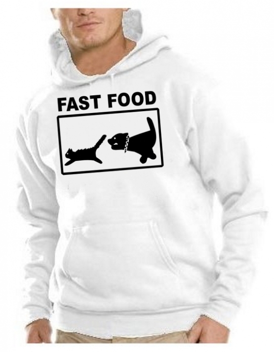 Fast Food - Sweatshirt mit Kapuze HOODIE