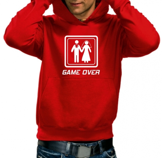 GAME OVER - HOODIE SWEATSHIRT MIT KAPUZE