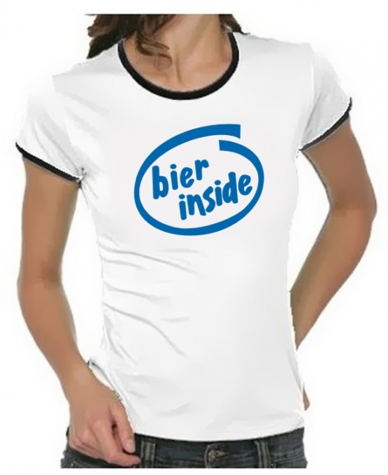 bier inside - Girly Ringer S M L XL