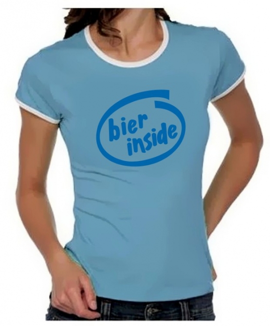 bier inside - Girly Ringer S M L XL