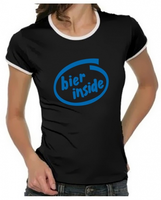 bier inside - Girly Ringer S M L XL