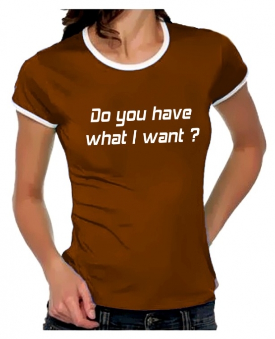 Do you have what I want? Girly Ringer S M L XL