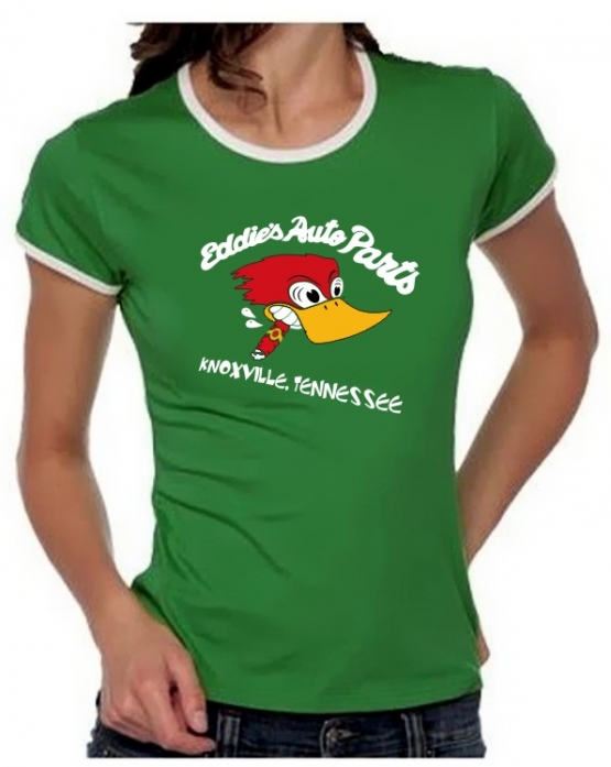 Eddies Autoparts -Knoxville- Jackass Girly Ringer T-Shirt