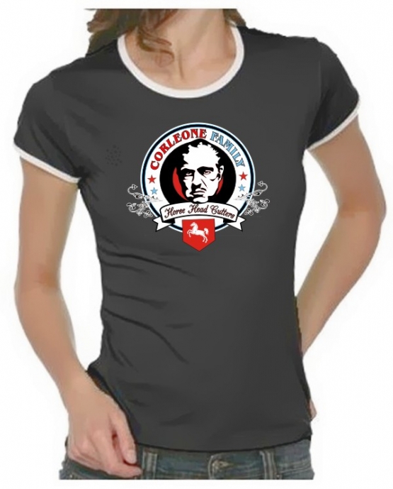 Horse Head Cutters Don Corleone Girly Ringer S M L XL