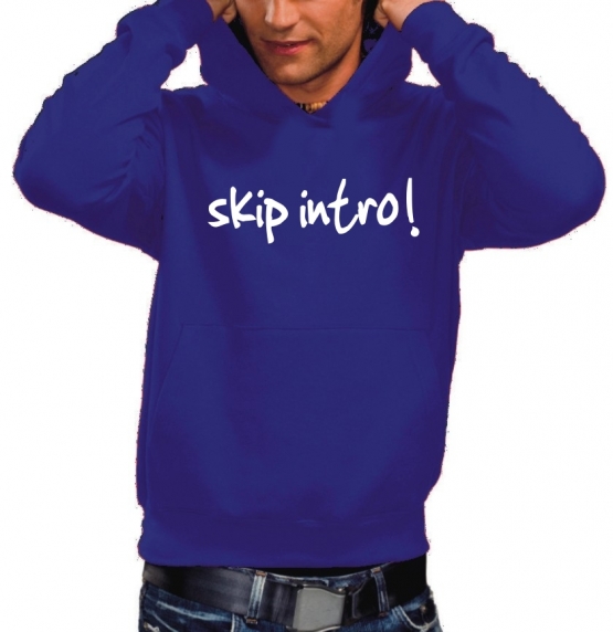 SKIP INTRO - Sweatshirt mit Kapuze HOODIE S - XXXL