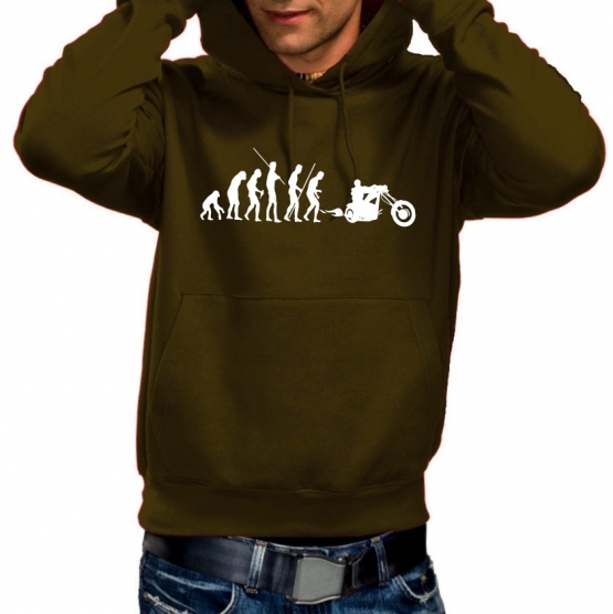 Motorrad evolution Chopper HOODIE Sweatshirt