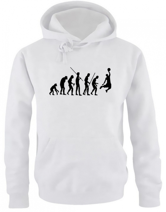 BASKETBALL evolution HOODIE SWEATSHIRT S M L XL XXXL