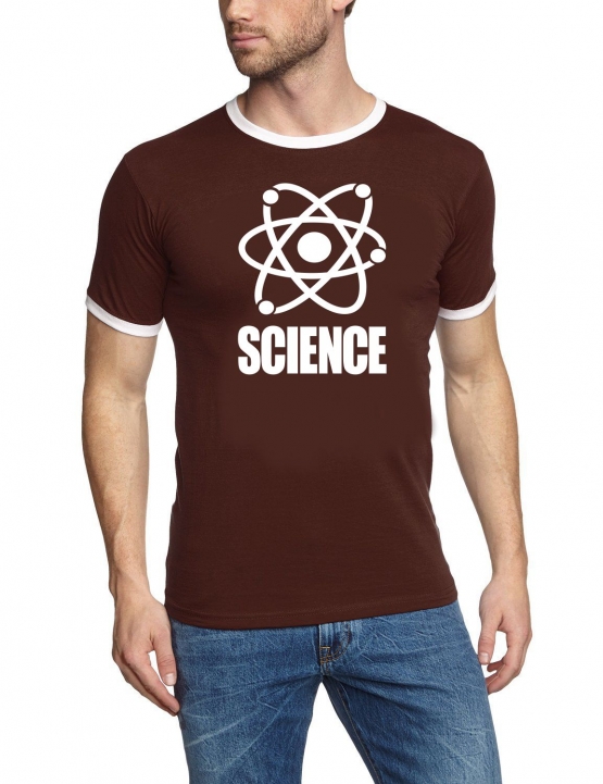 SCIENCE -  RINGER T-SHIRT S M L XL XXL XXXL