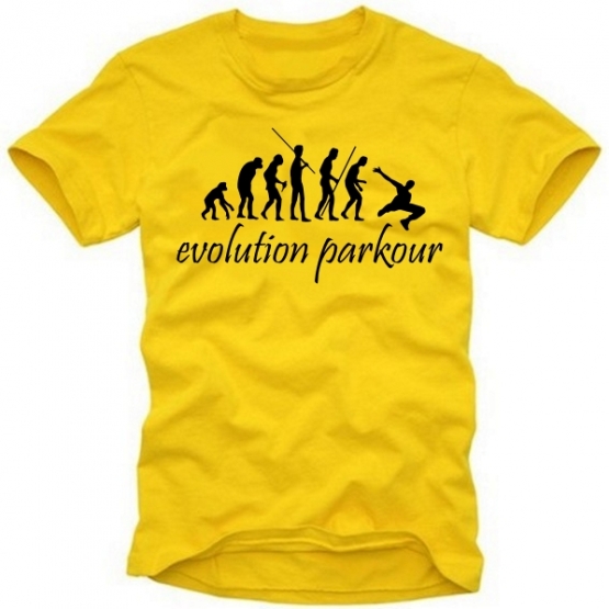 Parkour evolution T-SHIRT S M L XL XXL XXXL