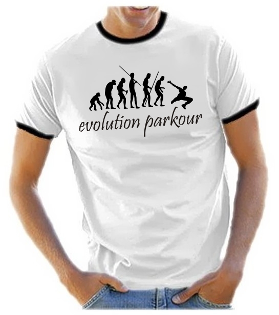 Parkour evolution T-SHIRT S M L XL XXL XXXL